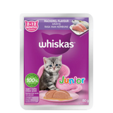WHISKAS JUNIOR MACKEREL GRAVY [80 GM]