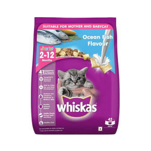 WHISKAS JUNIOR OCEAN FISH DRY FOOD [3 KG] - Animeal