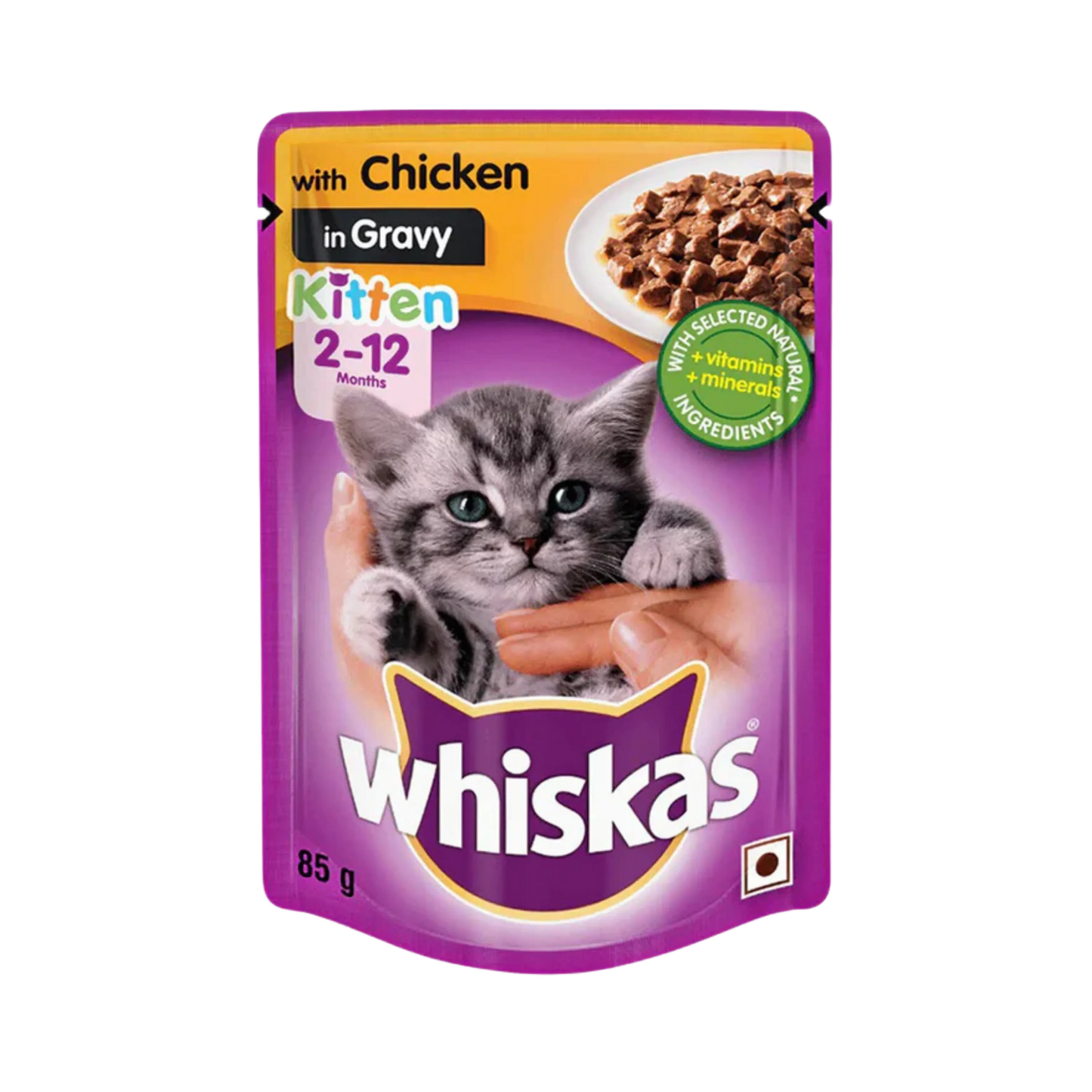WHISKAS KITTEN CHIC JELLY FOOD [85 GM] - Animeal