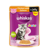WHISKAS KITTEN CHIC & SALMON GRAVY [80 GM]