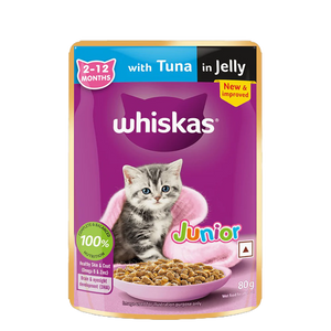 WHISKAS KITTEN TUNA JELLY [80 GM] - Animeal