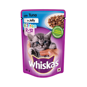 WHISKAS KITTEN TUNA JELLY FOOD [85 GM] - Animeal