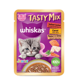 WHISKAS TMX KITTEN SF.CT.CAR GRAVY [85 GM] - Animeal