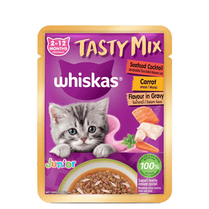 WHISKAS TMX KITTEN SF.CT.CAR GRAVY [85 GM] - Animeal