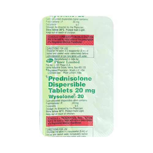 WYSOLONE DT 20MG TABLET - Animeal