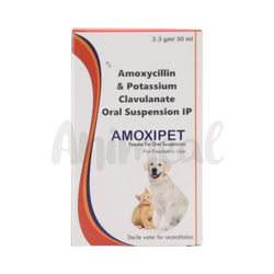 Wellpet Amoxipet Dry Syrup for Dogs and Cats, 30ml - Animeal