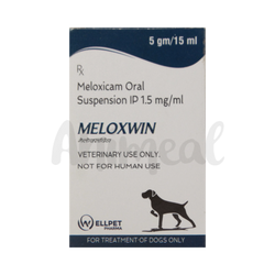 Wellpet Meloxwin Dry Syrup for Dogs and Cats, 15ml - Animeal