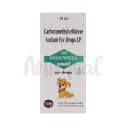 Wellpet Moxiwell Cool Eye Drops for Dogs and Cats, 10ml - Animeal