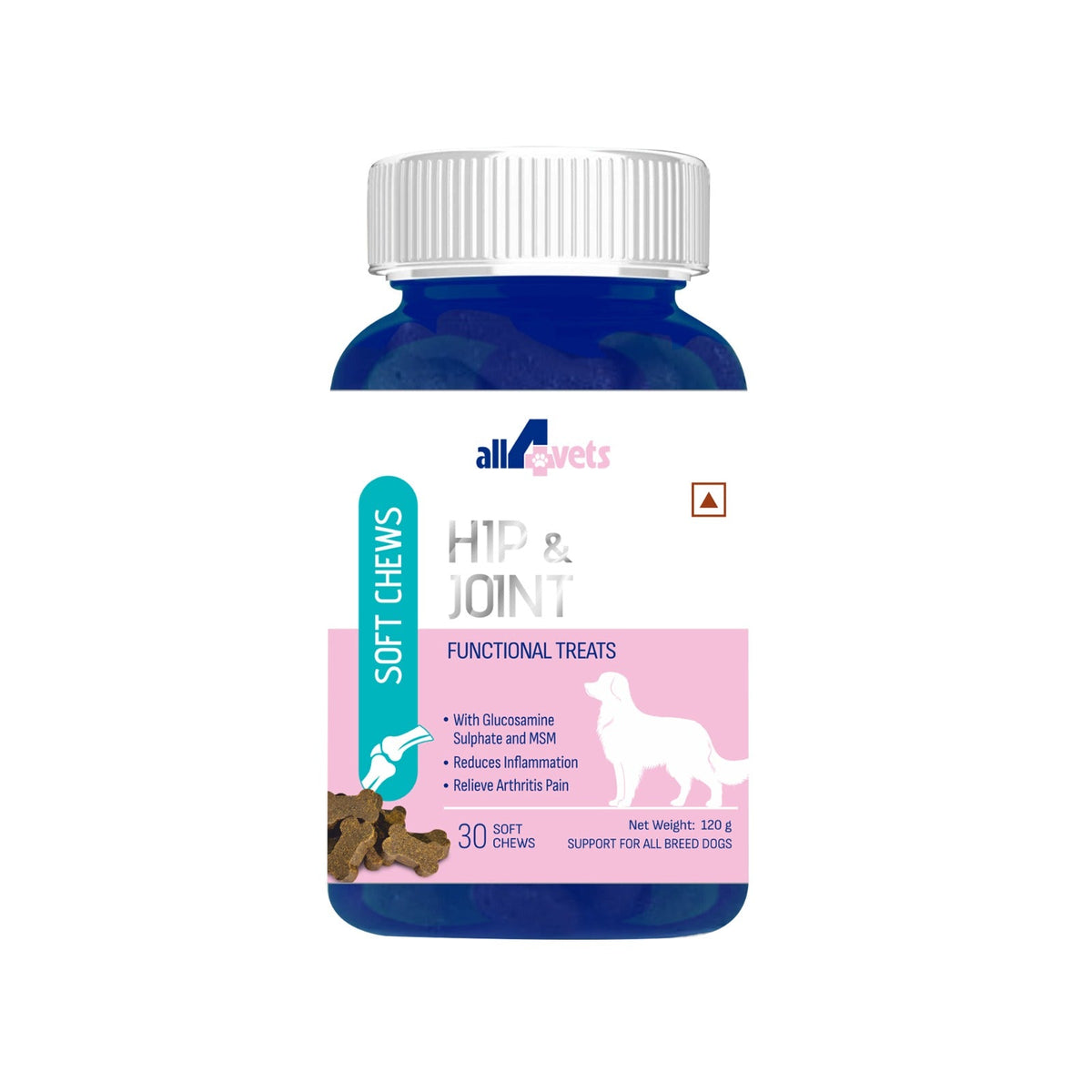 All4Vets Hip And Joint Soft Chews For Dogs - Animeal