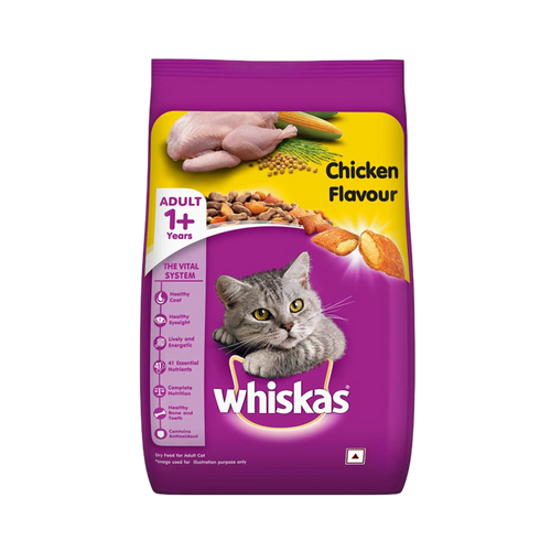Whiskas Adult Chicken Dry Cat Food, 1.2kg - Animeal