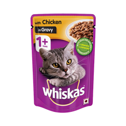 Whiskas Adult Chicken Gravy Wet Cat Food, 85g - Animeal