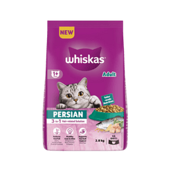 Whiskas Adult Persian Dry Cat Food, 2.8kg - Animeal