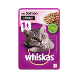 Whiskas Adult Salmon Wet Cat Food, 85g