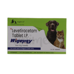 Wigepsy 500mg Tablet for Dogs and Cats, 10 Tablets - Animeal