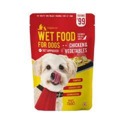 Wiggles Chicken and Vegetables Gravy Wet Dog Food, 150g - Animeal