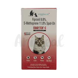 Wiggles Eraditch Spot On Up to 8kg for Cats, 1 piece - Animeal