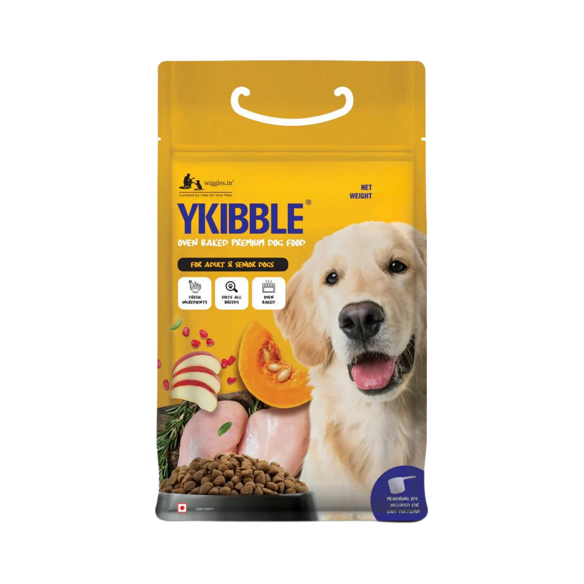 Wiggles Ykibble Dry Dog Food, 2.8kg - Animeal