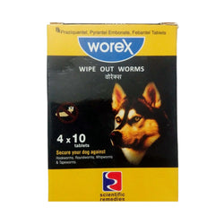 Worex Tablet for Dogs, 10 Tablets - Animeal