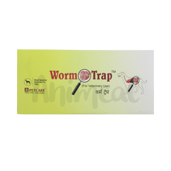 Worm Trap Tablet for Dogs and Cats, 10 Tablets - Animeal