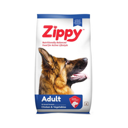 ZIPPY ADULT CHIC & VEG DOG DRY FOOD LADDI - Animeal