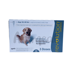 Zoetis Revolution (20-40kg) Dog Spot-On, 2ml - Animeal