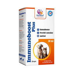 Zovetra Immunoboost Plus Drops for Dogs and Cats, 30ml - Animeal