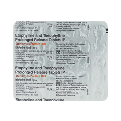 Zydus Deriphyllin Retard 300mg Tablet for Dogs and Cats, 30 Tablets - Animeal