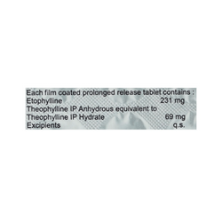 Zydus Deriphyllin Retard 300mg Tablet for Dogs and Cats, 30 Tablets - Animeal