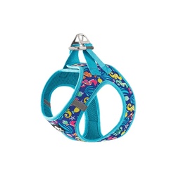 TRUELOVE FLORAL HARNESS SMALL & MEDIUM BREED RED (XS)