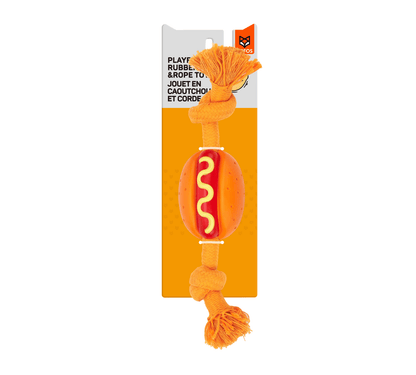 FOFOS DOG CHEW ROPE TOY HOT DOG