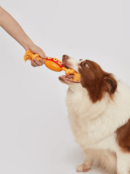 FOFOS DOG CHEW ROPE TOY HOT DOG