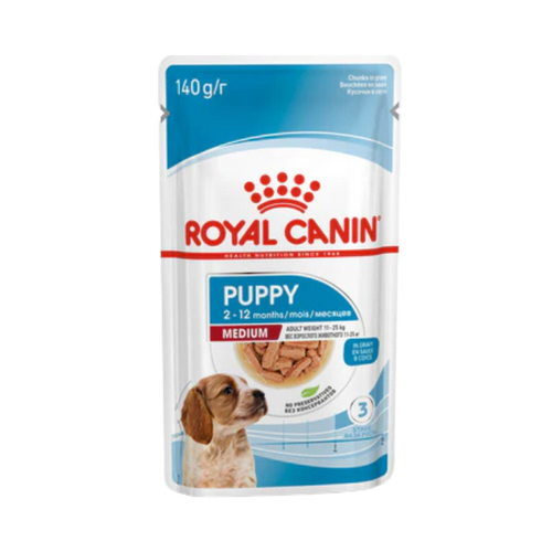 ROYAL CANIN MEDIUM PUPPY JELLY [140 GM]