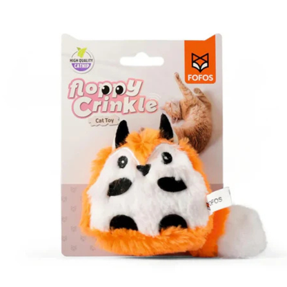 Cat toy packaging with 'Fofos' branding on a white background